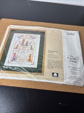 The Creative Circle 2453 Nativity Sampler Cross Stitch Kit